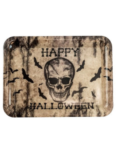 Widmann SRL Dienblad happy halloween schedel 33 x 24 cm