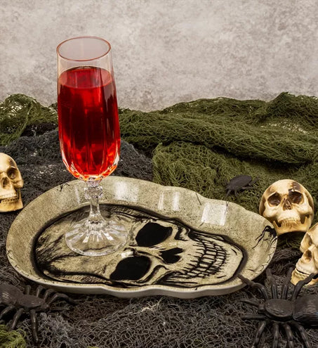 Widmann SRL Dienblad schedel 25 x 18 cm