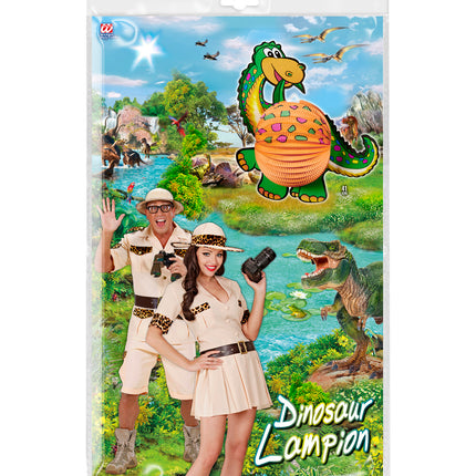 Widmann SRL Dinosaurus lampion voor een feestje