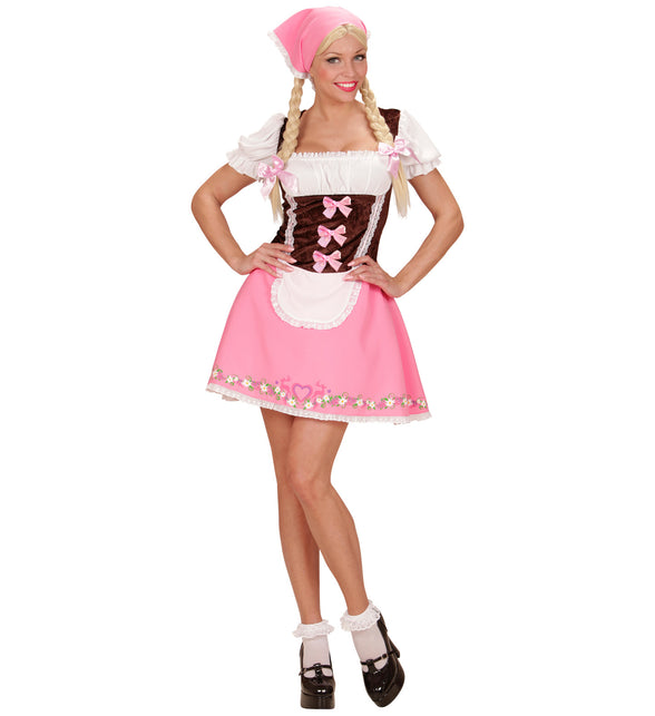 Widmann SRL Dirndl jurkje roze dames