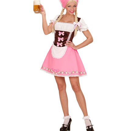 Widmann SRL Dirndl jurkje roze dames