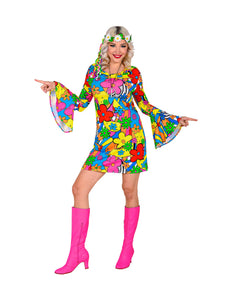 Widmann SRL Disco hippie jurk jaren 70 dames