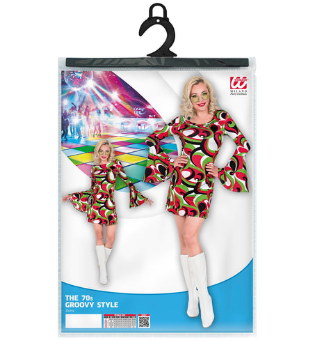 Widmann SRL Disco jurkje jaren 70 dames