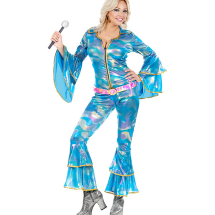 Widmann SRL Disco queen jumpsuit blauw
