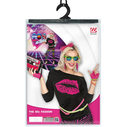 Widmann SRL Disco shirt dames lippenstift