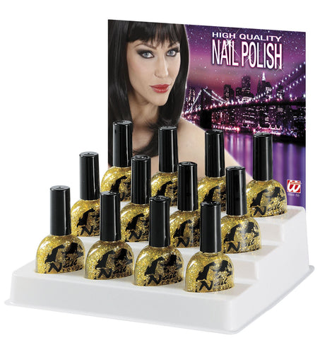 Widmann SRL display nagellak glitter goud