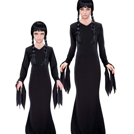 Widmann SRL Donker meisje jurk Wednesday kinderen