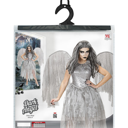 Widmann SRL Donkere engel jurk grijs dames