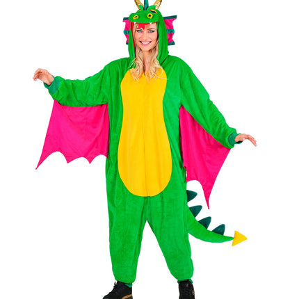 Widmann SRL Draak kostuum pluche fire