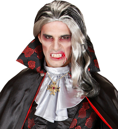 Widmann SRL Dracula ketting met ringen Robijn