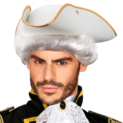 Widmann SRL Driesteek hoed in wit