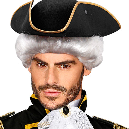 Widmann SRL Driesteek hoed in zwart