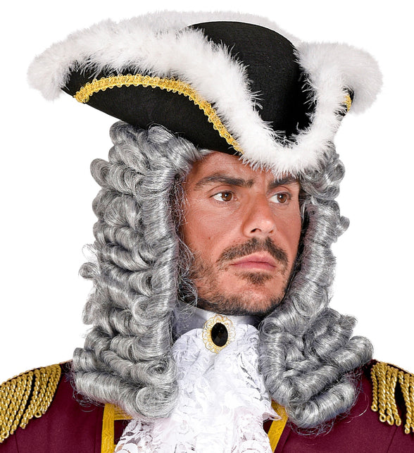 Widmann SRL Driesteek hoed met marabou