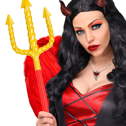 Widmann SRL Drietand goud met rood