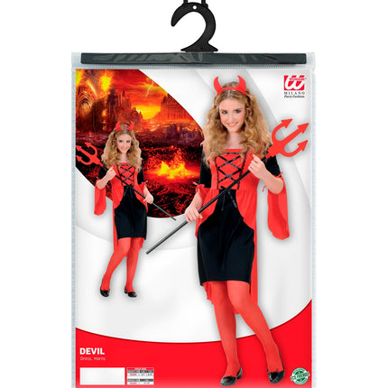 Widmann SRL Duivel kostuum Donna kind