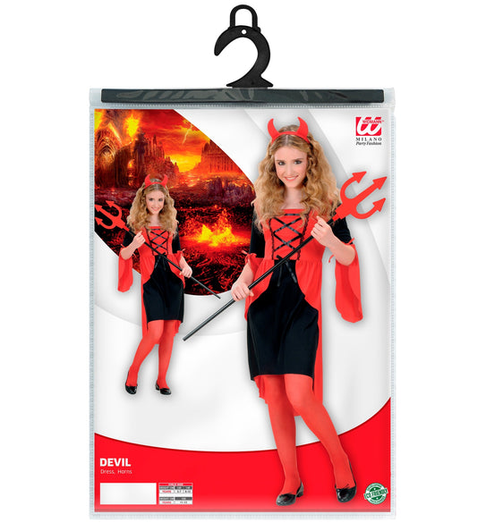 Widmann SRL Duivel kostuum Donna kind