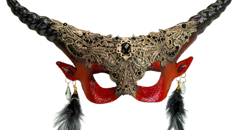 Widmann SRL Duivel masker luxe theater