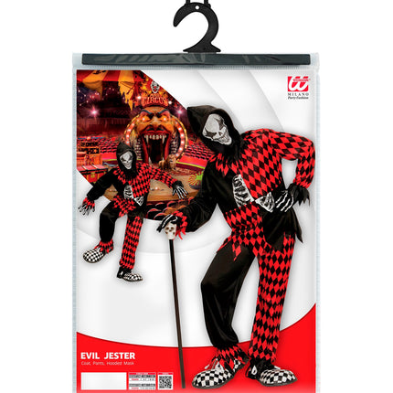 Widmann SRL Duivel pak Jester voor kids