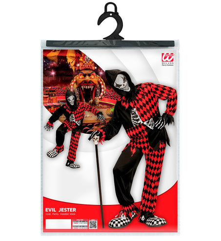 Widmann SRL Duivel pak Jester voor kids