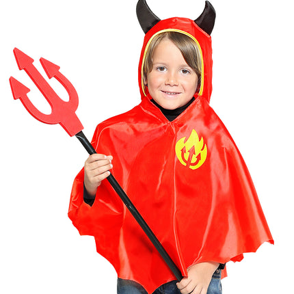 Widmann SRL Duivel poncho kind