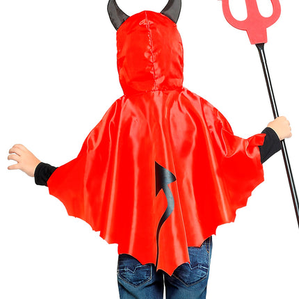 Widmann SRL Duivel poncho kind