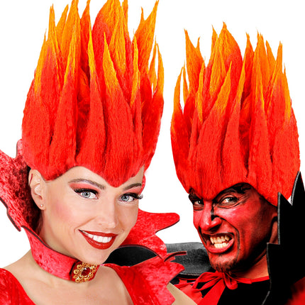 Widmann SRL Duivel pruik Diablo