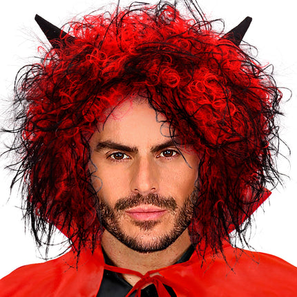 Widmann SRL Duivel pruik Donna