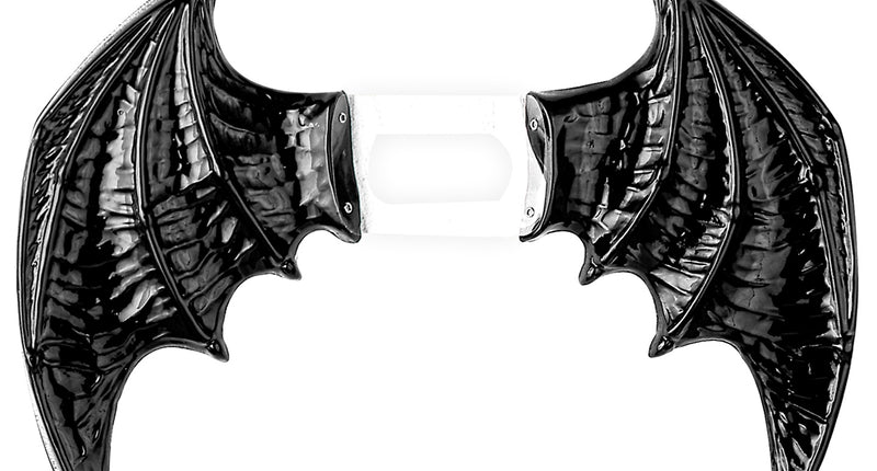 Widmann SRL Duivel vleugels vleermuis zwart plastic