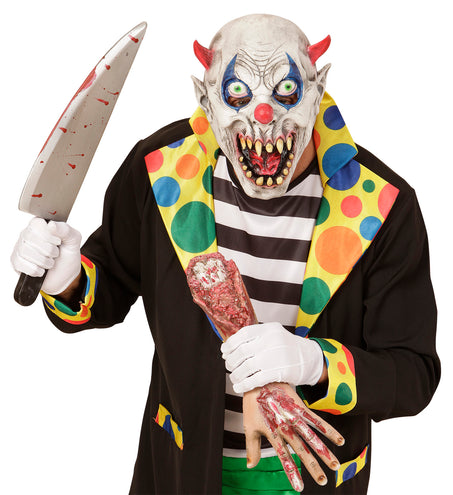Widmann SRL Duivels clown masker voor kinderen