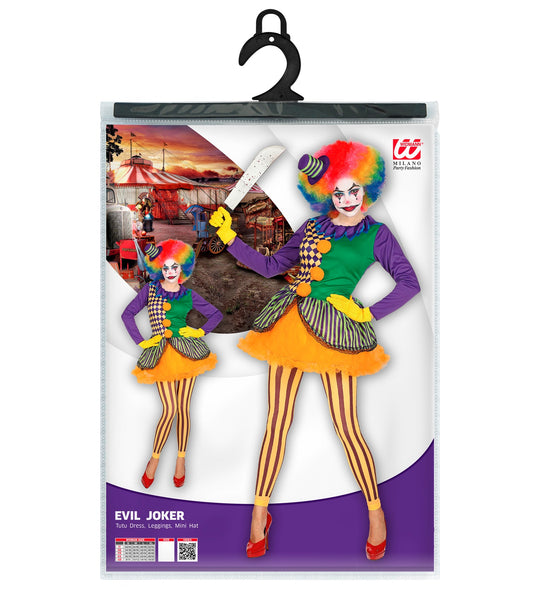 Widmann SRL Duivels joker jurkje dames