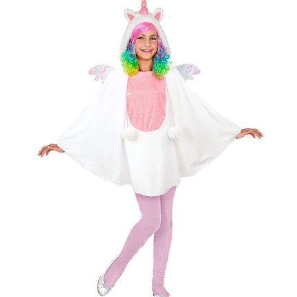 Widmann SRL Eenhoorn poncho met muts kinderen