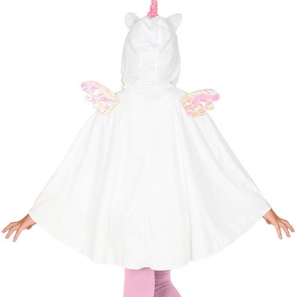 Widmann SRL Eenhoorn poncho met muts kinderen