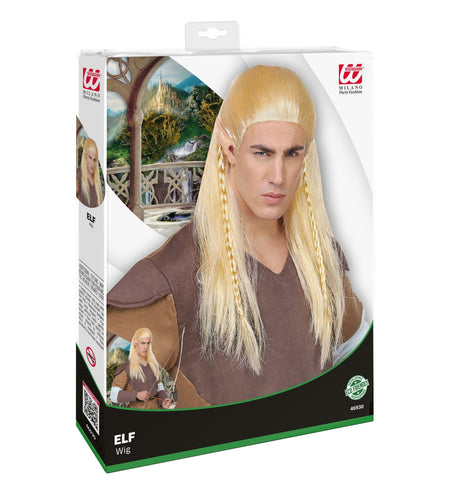 Widmann SRL Elfen pruik Glamredhel