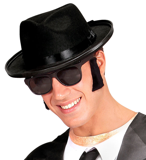 Widmann SRL Elvis bakkebaarden rock 'n roll zwart