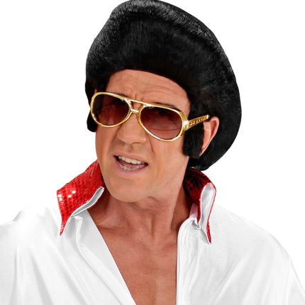 Widmann SRL Elvis bril rock 'n roll goud