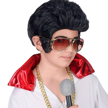 Widmann SRL Elvis pruik rock 'n roll