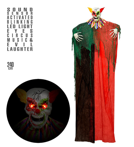 Widmann SRL Enge Clown decoratie 240cm