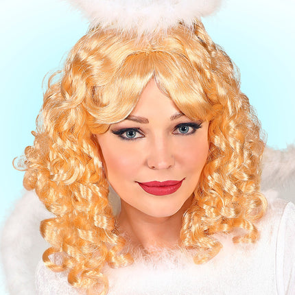 Widmann SRL Engel pruik blond