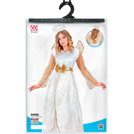 Widmann SRL Engelen jurk met aureooltje