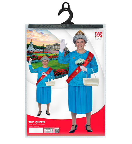 Widmann SRL Engelse koningin kostuum Queen Mum