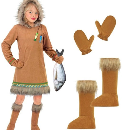 Widmann SRL Eskimo meisje kostuum Jesse kinderen