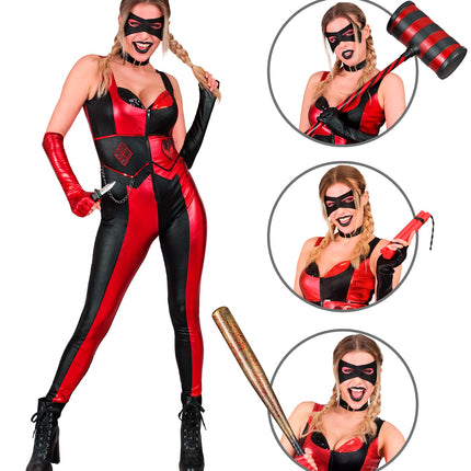 Widmann SRL Evil harlekijn pak dames