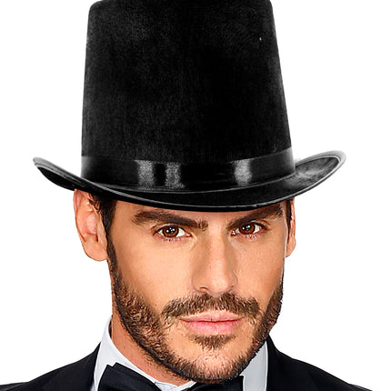 Widmann SRL Extra hoge hoed vilt zwart