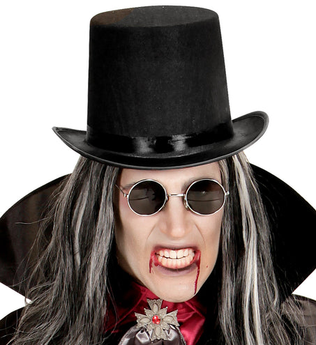 Widmann SRL Extra hoge hoed vilt zwart