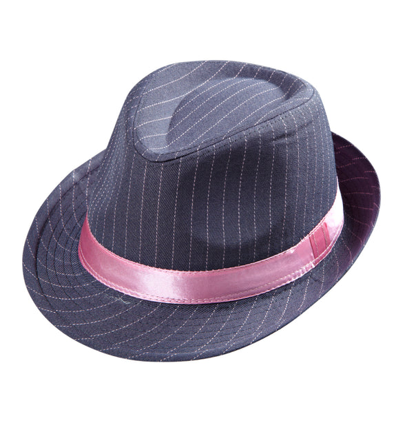 Widmann SRL Fedora Grijs Met Krijtstrepen