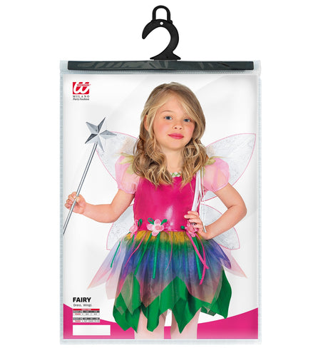 Widmann SRL Fee kostuum regenboog Renske kind