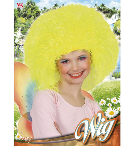 Widmann SRL Fee pruik geel kinderen