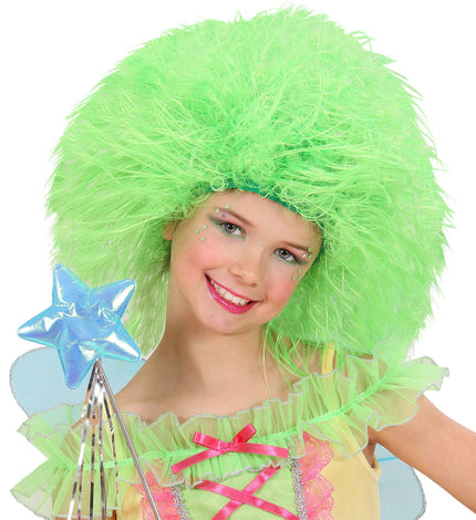Widmann SRL Fee pruik groen kinderen