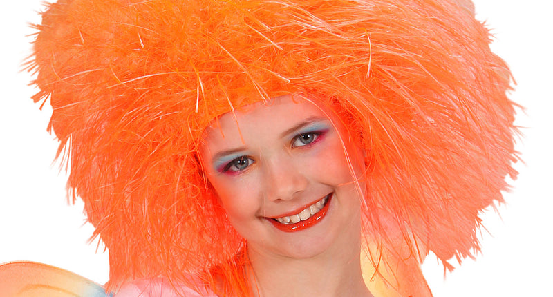 Widmann SRL Fee pruik oranje kinderen