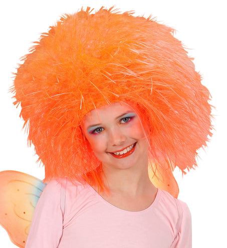 Widmann SRL Fee pruik oranje kinderen